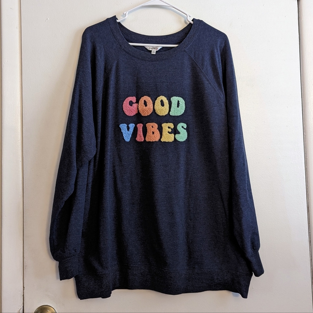 Wildfox Tops Wildfox Good Vibes Sweatshirt - Picture 2 of 7
